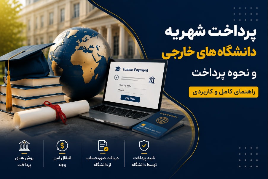 پرداخت شهریه دانشگاه های خارجی و نحوه پرداخت (راهنمای کامل و کاربردی)